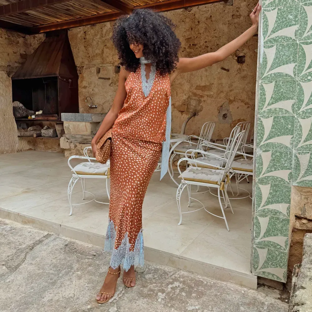 Pink Mix Tile Una Dress | Never Fully Dressed