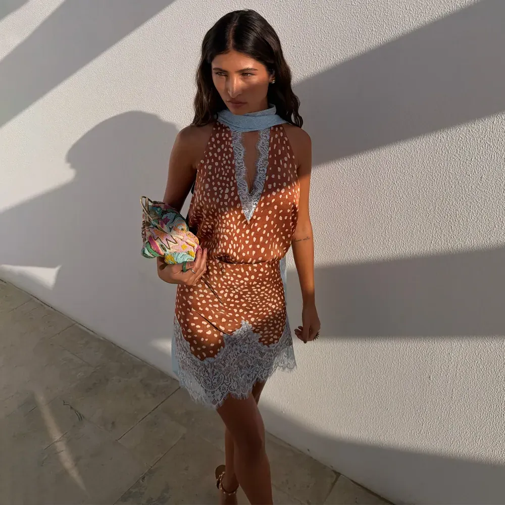 leopard lucia sheer dress Never Fully Dressed Lucia sheer midaxi dress in leopard print