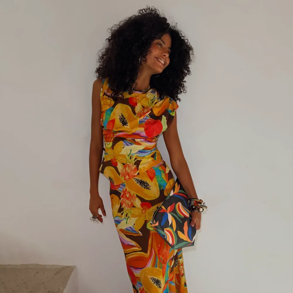 Green Diamond Print Toria Dress | Never Fully Dressed
